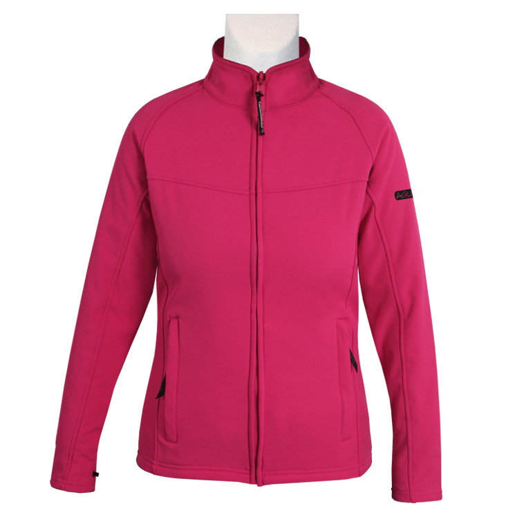 Agilitini Sportswear - Women Softshell Jacket in pink with back print ...
